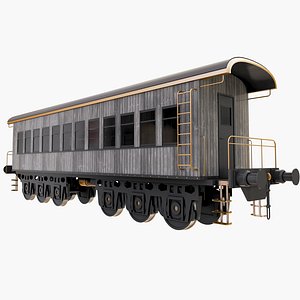 3D passenger car model