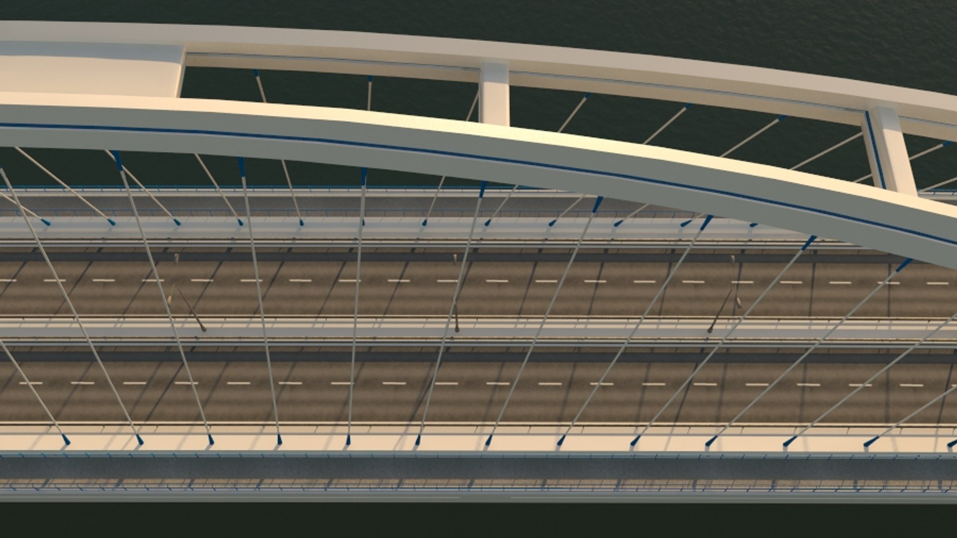 Arched bridge 3D model - TurboSquid 1268583