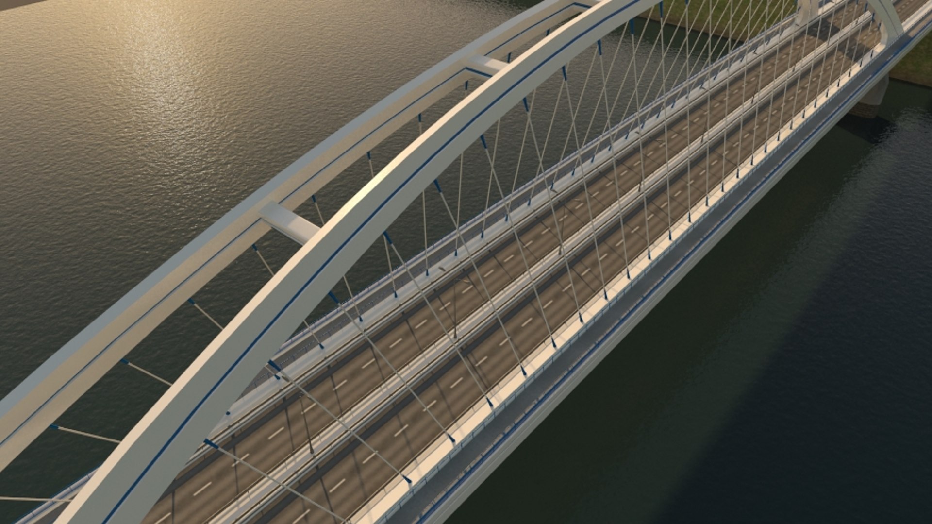 Arched Bridge 3D Model - TurboSquid 1268583