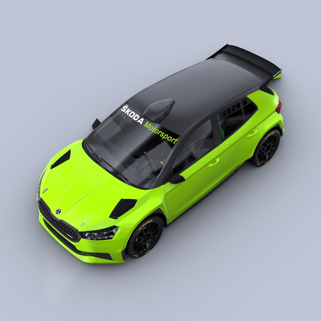 Skoda Fabia Rally 2 RS 2022 2023 3D Model - TurboSquid 2058615