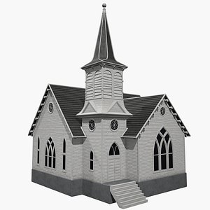 3D Wooden  Church