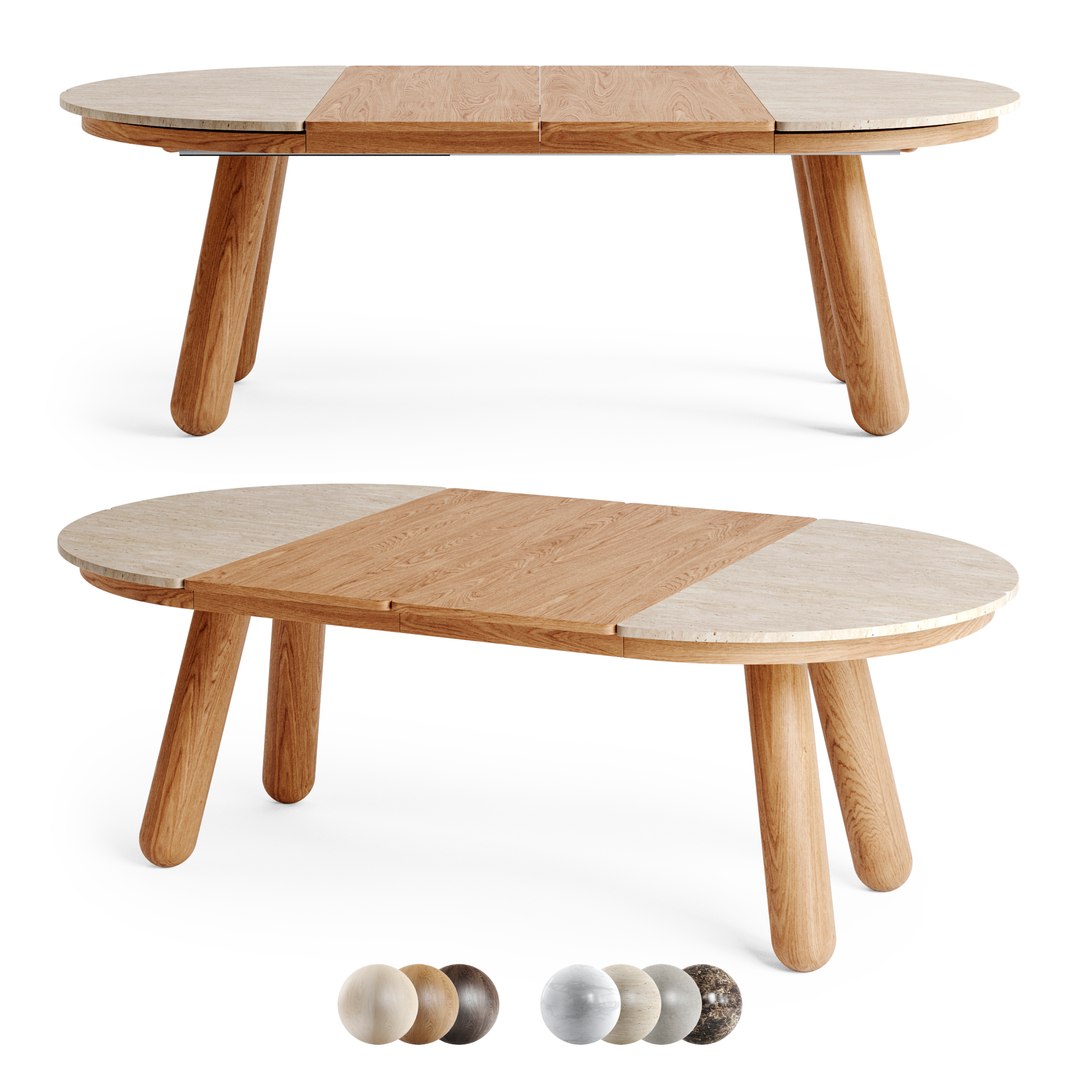 Bolia Dining Table Balance 3D - TurboSquid 2148632