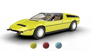 Maserati Bora 4 9 1974 3D model