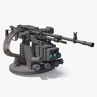 Remote Weapon Station with Sensor Unit Dark Gray