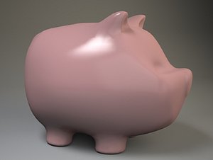 3ds max piggy bank