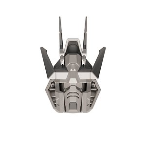 3D Gundam robot head printing project