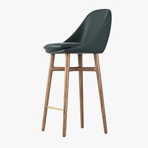 barstool stool solo neri 3d model