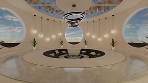Metaverse Environment 05 - Baked 3D model