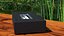 Black Bio Ethanol Fireplace Switched Off