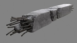 3D concrete column 04