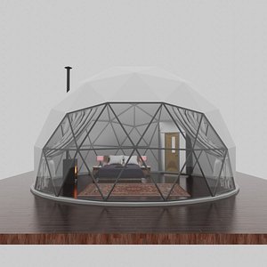 Glamping Dome Realistic