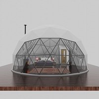 Glamping Dome Realistic
