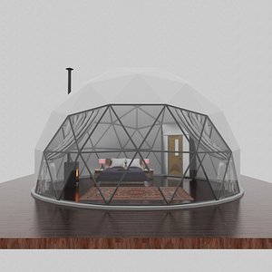 Glamping Dome Realistic