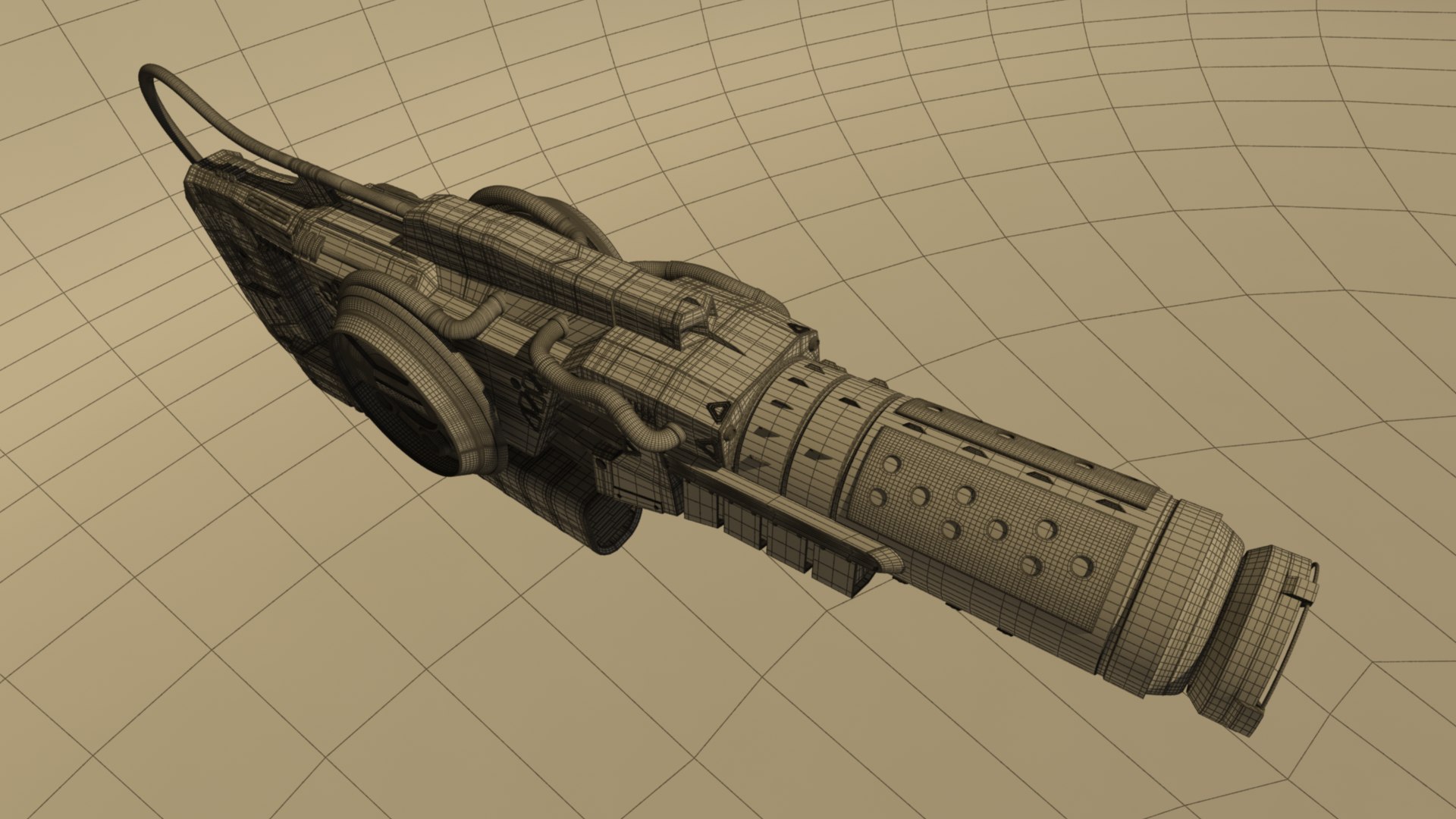 DS-73 SciFi Beam Cannon 3D Model - TurboSquid 2100822