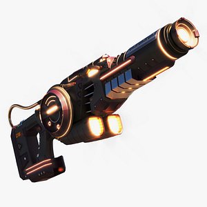 DS-73 SciFi Beam Cannon 3D model