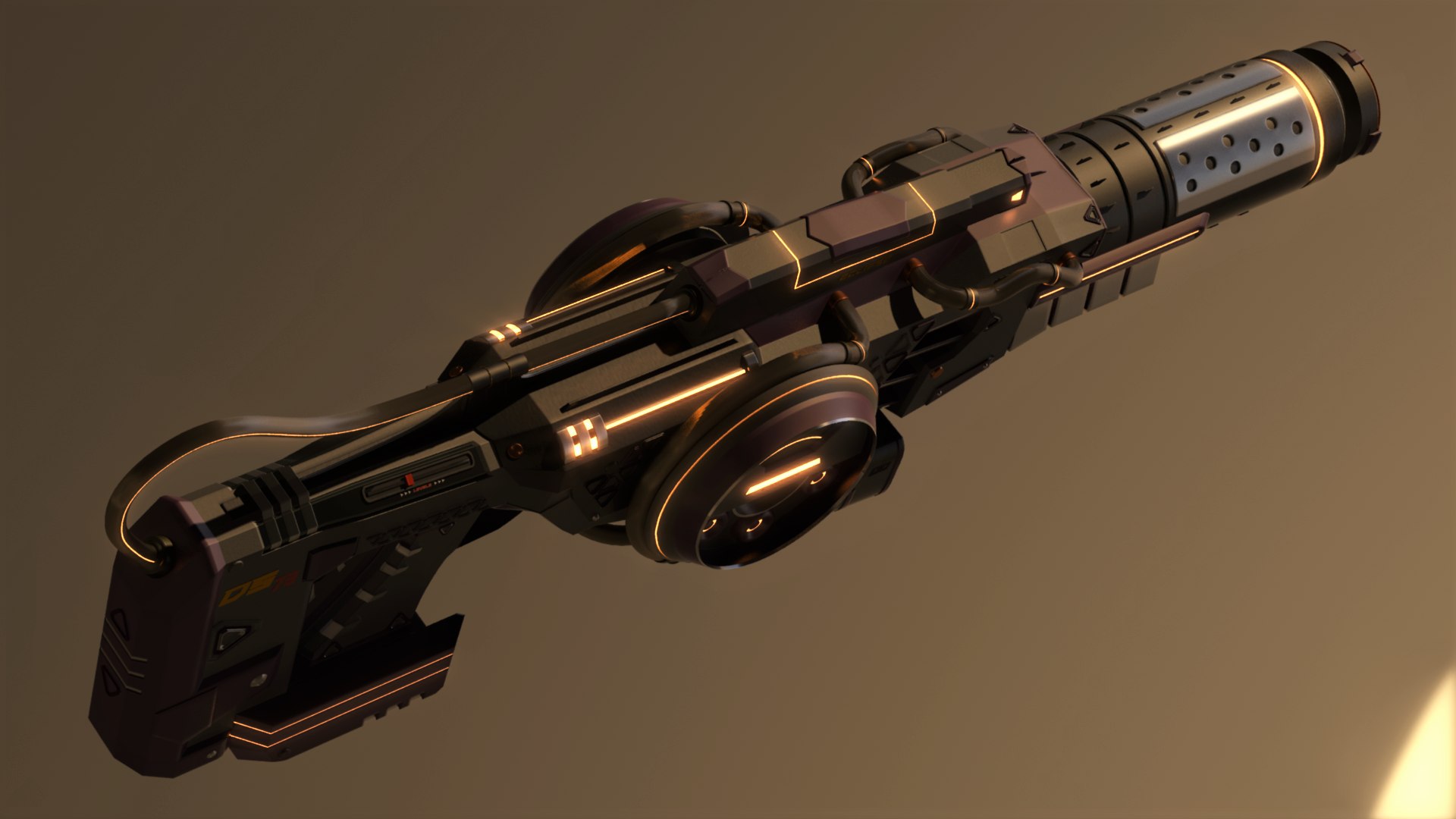 DS-73 SciFi Beam Cannon 3D Model - TurboSquid 2100822