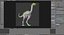 dinosaur gallimimus ornithomimus 3D model