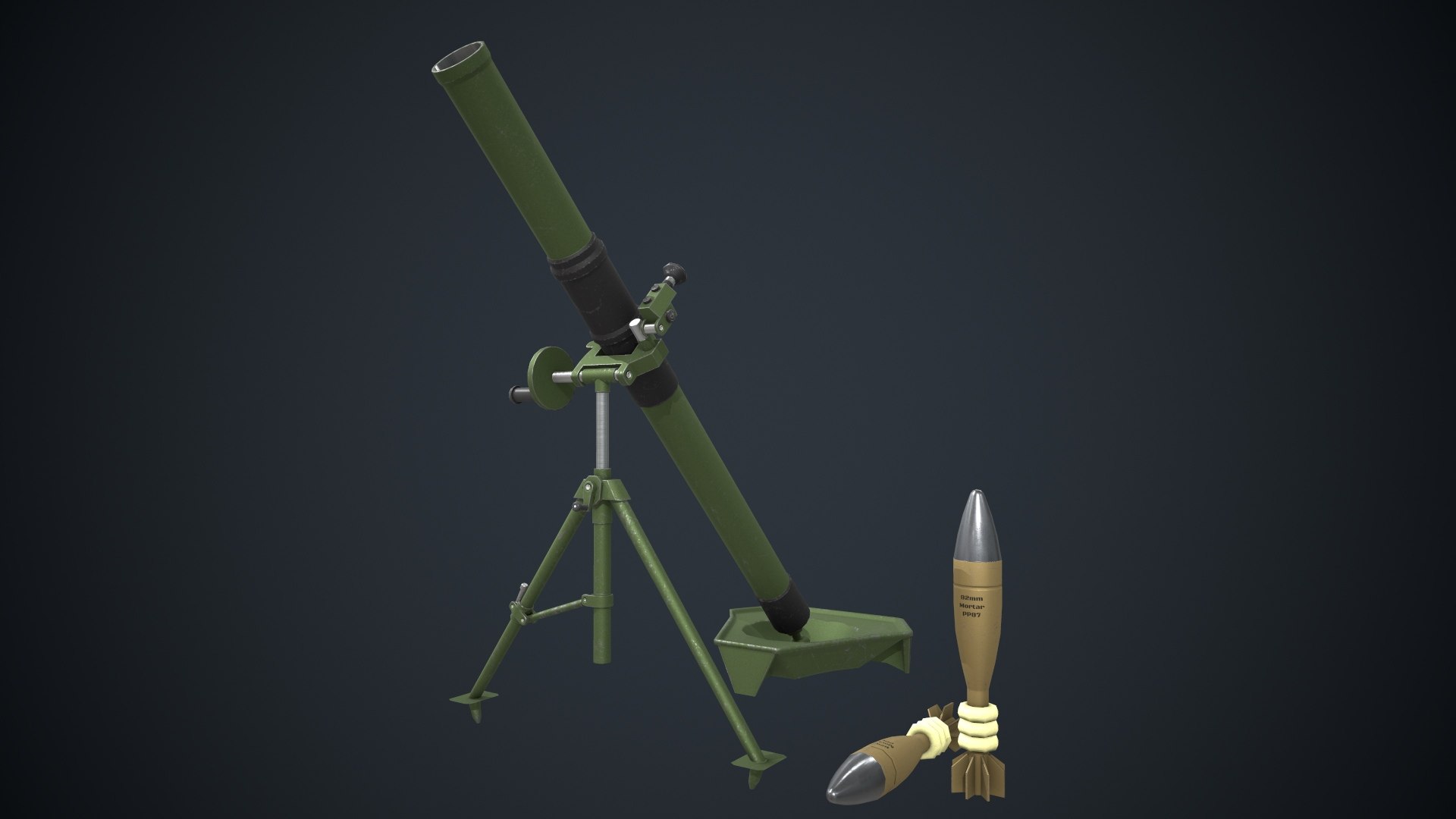 82mm Model - TurboSquid 1690879