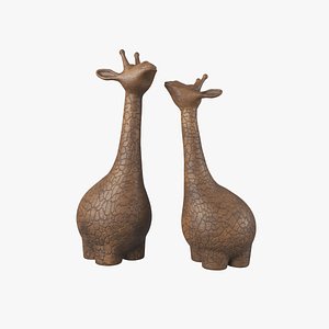 3D sculpture giraffe