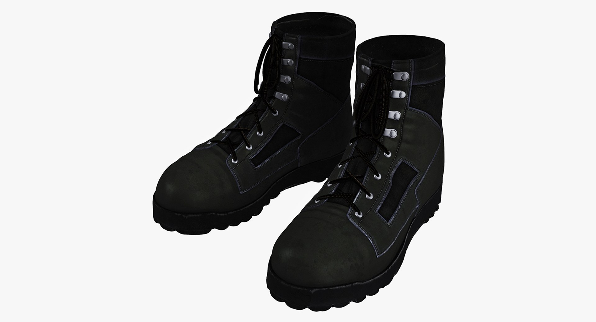 Military Boots 3D Model - TurboSquid 1420483