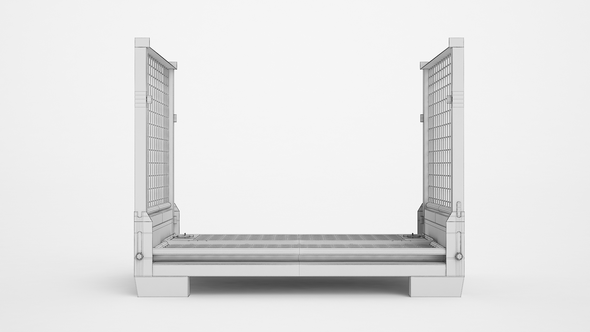 3D Collapsible Cage Pallet 11 Model - TurboSquid 2076889