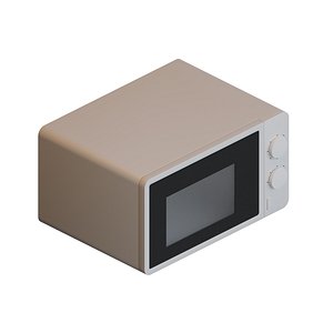 Microwave 3D model