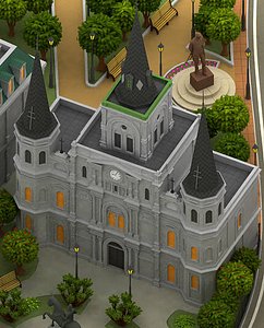3D model church