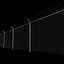 Chain Fence - Barbed Wire _ High detailed.