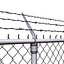 Chain Fence - Barbed Wire _ High detailed.