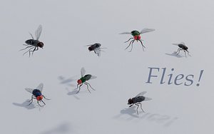 Flies for blender