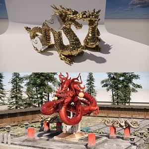3D Chinese Dragon -B4