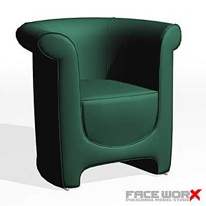 3d model armchair chair
