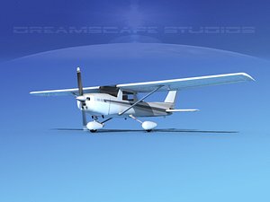cessna 152 aerobat 3d model