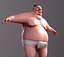 Zeichentrickfigur Sumo-Ringer