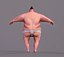 Zeichentrickfigur Sumo-Ringer