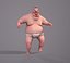 Zeichentrickfigur Sumo-Ringer