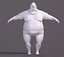 Zeichentrickfigur Sumo-Ringer