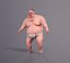 Zeichentrickfigur Sumo-Ringer