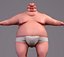 Zeichentrickfigur Sumo-Ringer