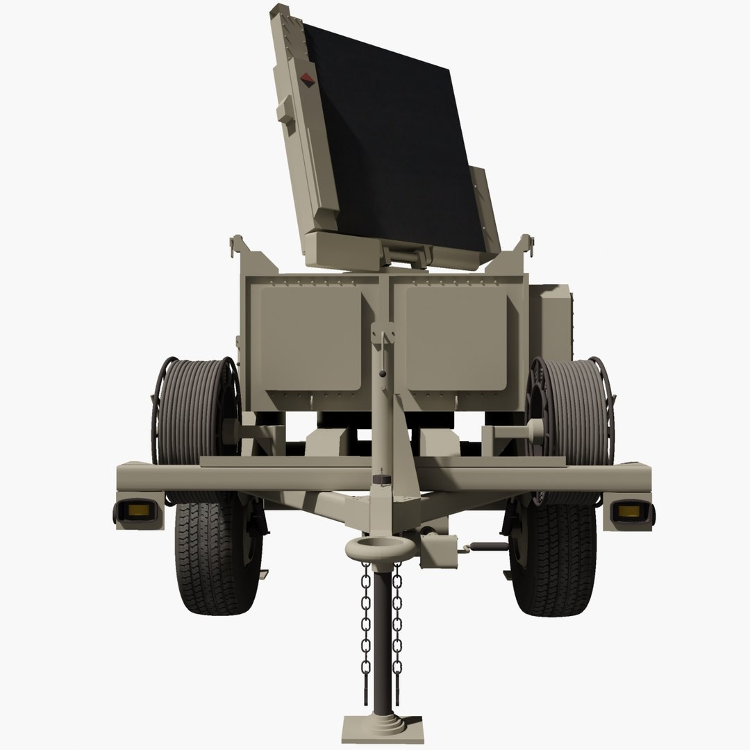 Military Raytheon Mpq64 Sentinel 3d Max