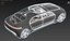 Autonomous Concept Car self drive vray with interior animated