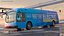 3D model Proterra ZX5 Electric Transit Bus Blue