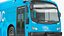 3D model Proterra ZX5 Electric Transit Bus Blue