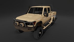 Land Cruiser Military Utility Truck 3D model