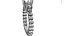 Solitaire oval gem fancy shank