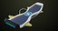 Sci Fi Hoverboard 7 Alle PBR Unity UE-Texturen enthalten