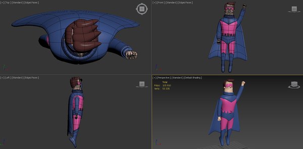 Modelo 3d Superhéroe De Dibujos Animados Turbosquid 1713982