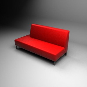 Red sofa