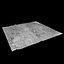 Gravel Ground 09 - Digitalização de modelo de fotogrametria 3D de uma pilha de cascalho e areia