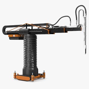 3D Construction 3D Printer Rigged